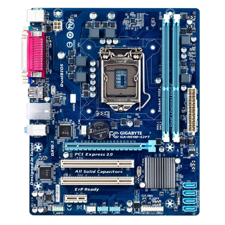 مادربرد ایسوس H61M-E DDR3 استوک